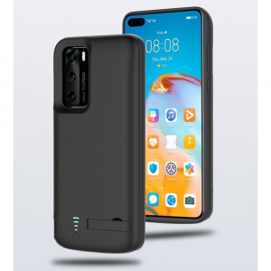 Husa telefon Huawei P40 Pro cu Baterie de 4800mAh - Techsuit Power Pro - Black - Img 4