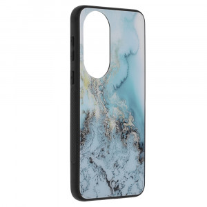 Husa telefon Huawei P50 - Techsuit Glaze Series - Blue Ocean - Img 3