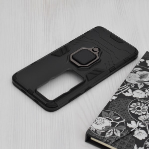 Husa telefon Huawei P60 - Techsuit Silicone Shield - Black - Img 4