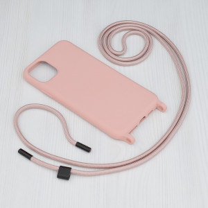 Husa telefon iPhone 11 Pro Max - Techsuit Crossbody Lanyard - Pink - Img 2