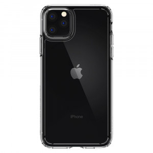 Husa telefon iPhone 11 Pro - Spigen Ultra Hybrid - Crystal Clear - Img 2