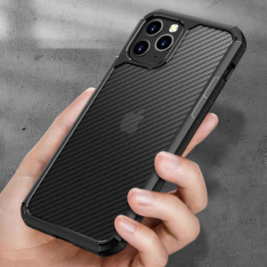 Husa telefon iPhone 11 Pro - Techsuit Carbon Fuse - Black - Img 3