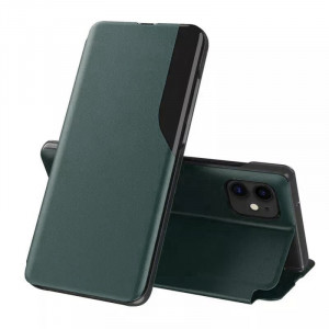 Husa telefon iPhone 12 / 12 Pro - Techsuit eFold Series - Dark Green - Img 1
