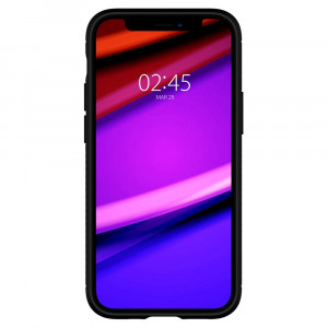 Husa telefon iPhone 12 mini - Spigen Rugged Armor - Black - Img 4