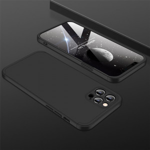 Husa telefon Iphone 12 Pro Max + Folie - GKK 360 - Black - Img 3