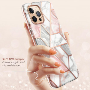 Husa telefon iPhone 12 Pro Max - I-Blason Cosmo - Marble - Img 3