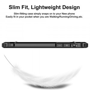 Husa telefon iPhone 12 Pro Max - Techsuit Hybrid Armor - Black - Img 4