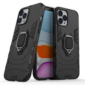 Husa telefon iPhone 12 Pro Max - Techsuit Silicone Shield - Black - Img 1