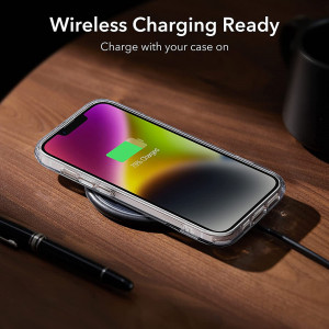 Husa telefon iPhone 13 - ESR Air Shield Boost Kickstand - Clear - Img 3