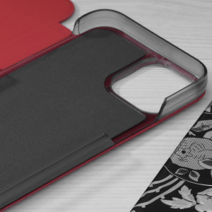 Husa telefon iPhone 13 mini - Techsuit eFold Series - Red - Img 3