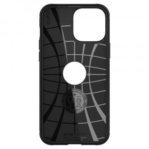 Husa telefon iPhone 13 Pro Max - Spigen Rugged Armor - Black - Img 3