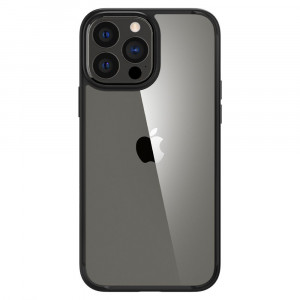 Husa telefon iPhone 13 Pro - Spigen Ultra Hybrid - Matte Black - Img 2