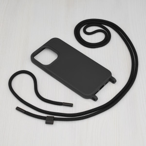 Husa telefon iPhone 13 Pro - Techsuit Crossbody Lanyard - Black - Img 2