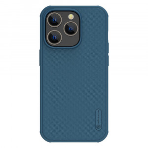 Husa telefon iPhone 14 Pro Max - Nillkin Super Frosted Shield Pro - Blue - Img 3