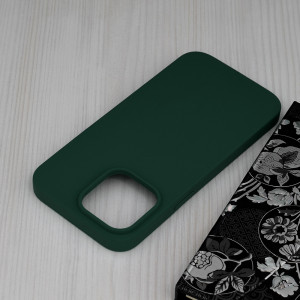 Husa telefon iPhone 14 Pro Max - Techsuit Soft Edge Silicone - Dark Green - Img 4