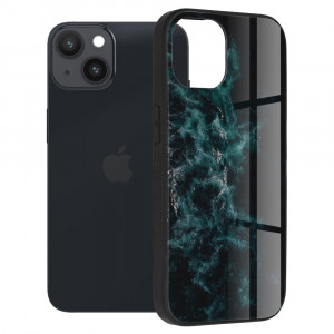 Husa telefon iPhone 14 - Techsuit Glaze Series - Blue Nebula - Img 1