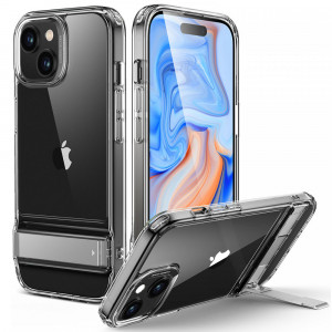 Husa telefon iPhone 15 Plus - ESR Air Shield Boost Kickstand - Clear
