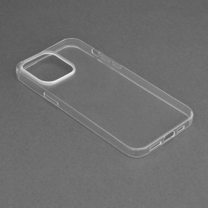 Husa telefon iPhone 15 Pro Max - Techsuit Clear Silicone - Transparent - Img 2