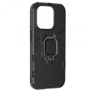 Husa telefon iPhone 15 Pro - Techsuit Silicone Shield - Black - Img 1