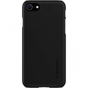 Husa telefon iPhone 7 / 8 / SE 2 / SE 2020 / SE 2022 - Spigen Thin Fit - Black - Img 2