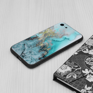 Husa telefon iPhone 7 / 8 / SE 2, SE 2020 / SE 3, SE 2022 - Techsuit Glaze Series - Blue Ocean - Img 3