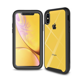 Husa telefon iPhone XR + Folie - Techsuit Defense360 Pro - Black - Img 1