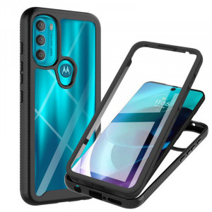 Husa telefon Motorola Moto G71 5G + Folie - Techsuit Defense360 Pro - Black - Img 1