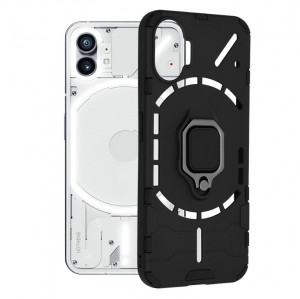 Husa telefon Nothing Phone (1) - Techsuit Silicone Shield - Black - Img 1