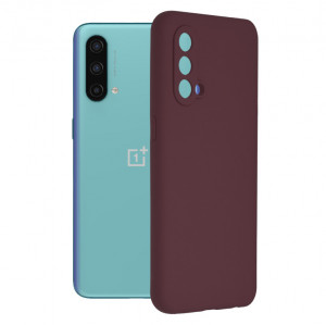 Husa telefon OnePlus Nord CE 5G - Techsuit Soft Edge Silicone - Plum Violet - Img 1
