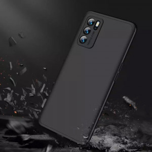 Husa telefon Oppo A16 / A16s / A54s + Folie - GKK 360 - Black - Img 4