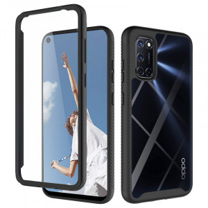 Husa telefon Oppo A52 / A72 4G + Folie - Techsuit Defense360 Pro - Black - Img 1