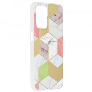 Husa telefon Oppo A54 5G / A74 5G / OnePlus Nord N200 5G - Techsuit Marble Series - Purple Hex - Img 2