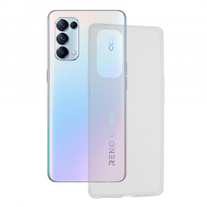 Husa telefon Oppo Reno5 Pro 5G - Techsuit Clear Silicone - Transparent - Img 1