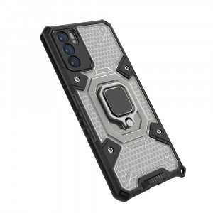 Husa telefon Oppo Reno6 5G - Techsuit Honeycomb Armor - Black - Img 4