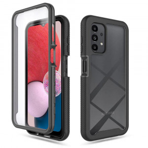 Husa telefon Samsung Galaxy A13 4G / A13 5G / A04s + Folie - Techsuit Defense360 Pro - Black - Img 1
