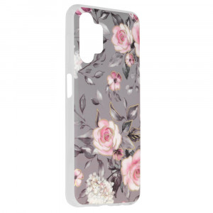 Husa telefon Samsung Galaxy A13 4G - Techsuit Marble Series - Bloom of Ruth Gray - Img 2