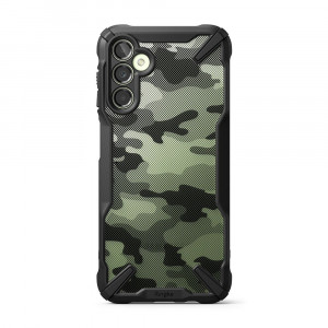 Husa telefon Samsung Galaxy A14 4G / 5G - Ringke Fusion X Design - Camo Black - Img 2