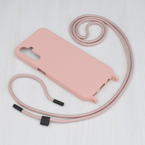 Husa telefon Samsung Galaxy A14 4G / A14 5G - Techsuit Crossbody Lanyard - Pink - Img 2
