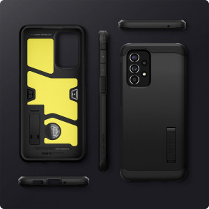 Husa telefon Samsung Galaxy A33 5G - Spigen Tough Armor - Black - Img 2