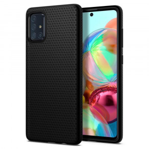 Husa telefon Samsung Galaxy A51 4G - Spigen Liquid Air - Matte Black - Img 1