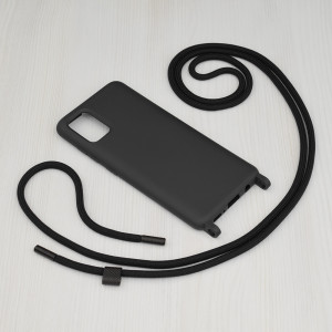 Husa telefon Samsung Galaxy A51 4G - Techsuit Crossbody Lanyard - Black - Img 2