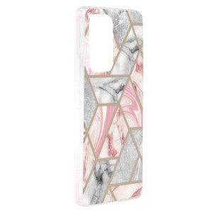 Husa telefon Samsung Galaxy A53 5G - Techsuit Marble Series - Pink Hex - Img 2