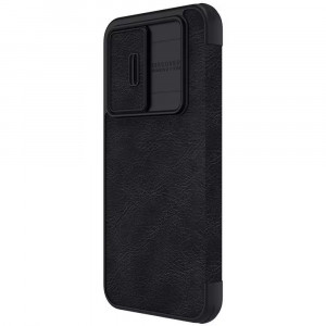 Husa telefon Samsung Galaxy A54 - Nillkin QIN Pro Leather Case - Black - Img 2
