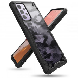 Husa telefon Samsung Galaxy A72 4G / A72 5G - Ringke Fusion X Design - Camo Black - Img 3