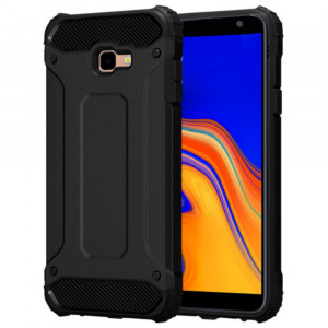 Husa telefon Samsung Galaxy J4 Plus - Techsuit Hybrid Armor - Black - Img 1