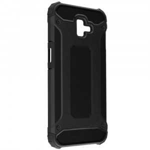 Husa telefon Samsung Galaxy J6 Plus - Techsuit Hybrid Armor - Black - Img 3