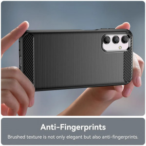 Husa telefon Samsung Galaxy M14 - Techsuit Carbon Silicone - Black - Img 4