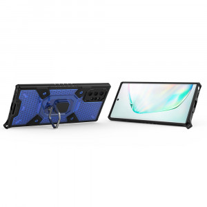 Husa telefon Samsung Galaxy Note 10 Plus 4G / Note 10 Plus 5G - Techsuit Honeycomb Armor - Blue - Img 2