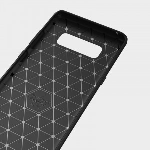 Husa telefon Samsung Galaxy Note 8 - Techsuit Carbon Silicone - Black - Img 4