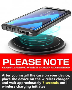 Husa telefon Samsung Galaxy Note 9 - Supcase Unicorn Beetle Pro - Black - Img 2